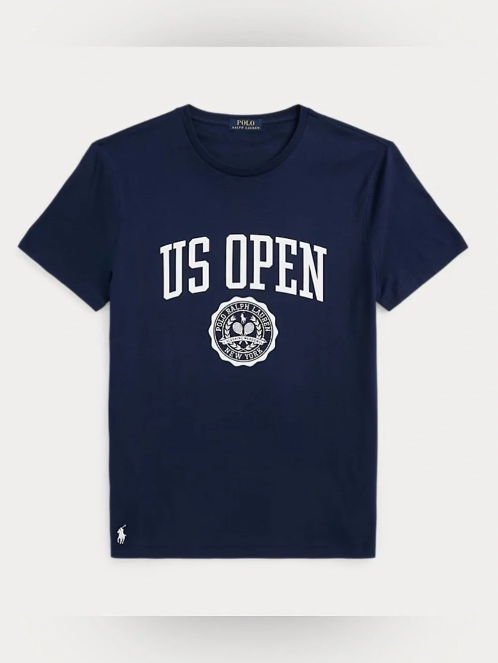 Ralph Lauren Navy Blue US Open Graphic Tee